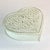 Vintage Boho Chic Italian Tole Valentine Heart Hinged Box in Antique White For Sale - Image 4 of 8