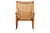 1980s Mid-Century Modern Woven Rocking Chair in the Style of Hans Wegner For Sale In Baltimore - Image 6 of 10