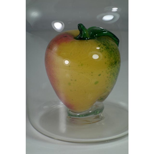 Apple Murano Glass Bottle Vase Sculpture, 1980s For Sale - Image 6 of 9