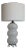 1950s Mid-Century Modern Sculptural Mezza Murano Style Table Lamp For Sale