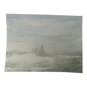 Original Watercolor Painting “Snow Day”