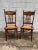 Early 20th Century Early 20th Century Set of 8 Antique Oak Press Back Cane Seat Dining Chairs For Sale - Image 5 of 13