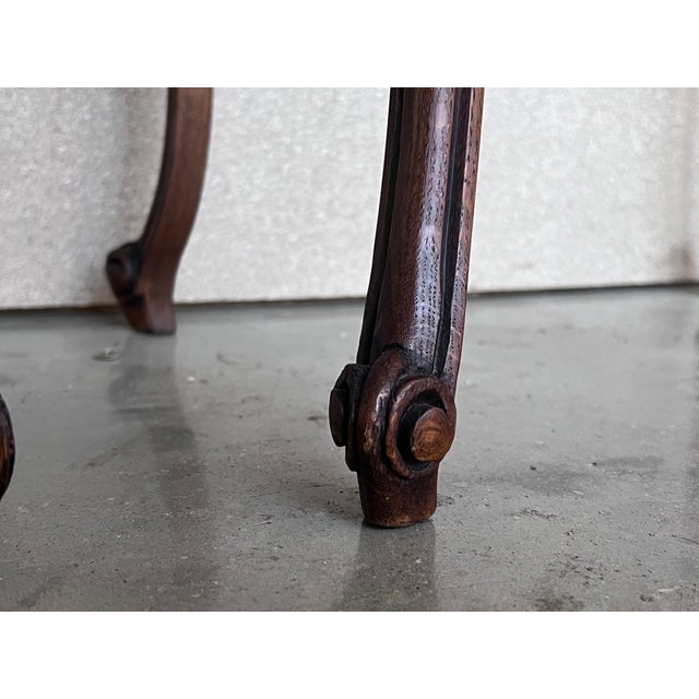 Antique Louis XV French Darkness Oak Nightstands, Set of 2 For Sale - Image 11 of 12