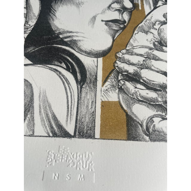 Hedwig Pauwels (1934) . The Moving Poem Krekels ('Crickets') About Dementia Is by the Flemish Poet Cyriel Gladines (1943) For Sale - Image 9 of 13