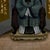 Mid 20th Century Chinese Reverse-Painted Glass Ancestor Portraits in Carved Wood Frames--Pair For Sale - Image 9 of 12