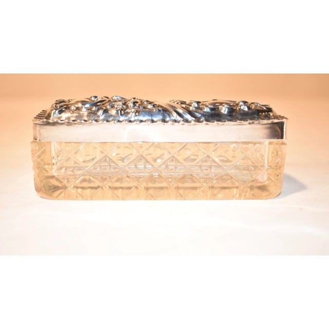 4 Piece Cut Crystal Dresser Set For Sale - Image 10 of 12