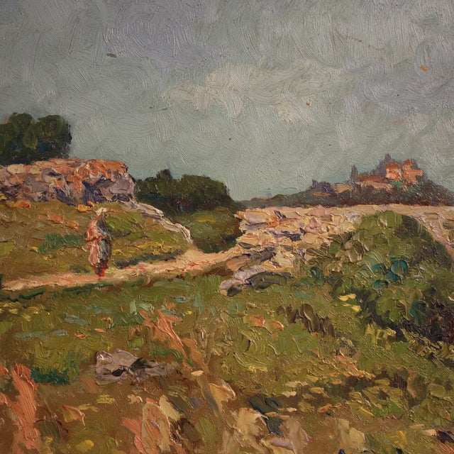 Italian Artist, Landscape, 1930, Oil on Board, Framed For Sale - Image 8 of 16