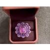 Bochic "Flamenco" Vintage Ruby & Multi Color Gems Cocktail Ring 18K Gold & Silver For Sale - Image 10 of 18