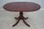 Red Habersham Round Distressed Painted Dining Room Table For Sale - Image 8 of 12