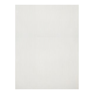 Sample - The House of Scalamandré Wilson Stripe Wallpaper, Biscuit For Sale