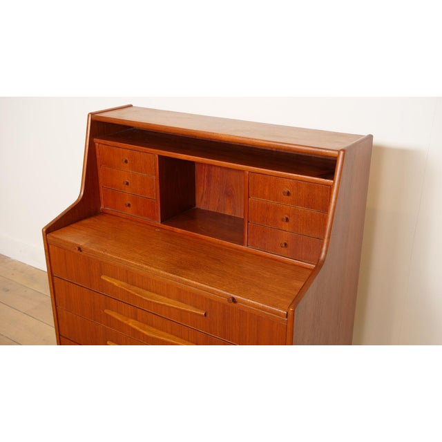 Vintage Secretaire in Teak, 1960s For Sale - Image 5 of 13