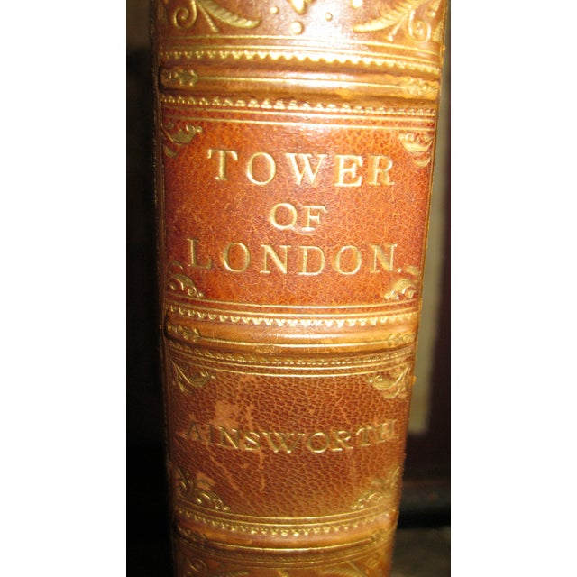 Wood 1910s The Tower of London Book by William Harrison Ainsworth For Sale - Image 7 of 12