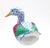 Add timeless elegance to your collection with this **Vintage Mid-Century Modern (MCM) Herend Porcelain Blue Fishnet...