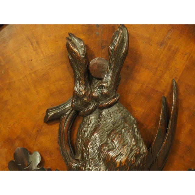 Pair of Antique French Burlwood Hunt Plaques, Early 1900s For Sale - Image 10 of 12
