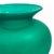 Sumptuous Frosted Shades of Jade Glass Vase Curation - Group of 3 For Sale - Image 11 of 17