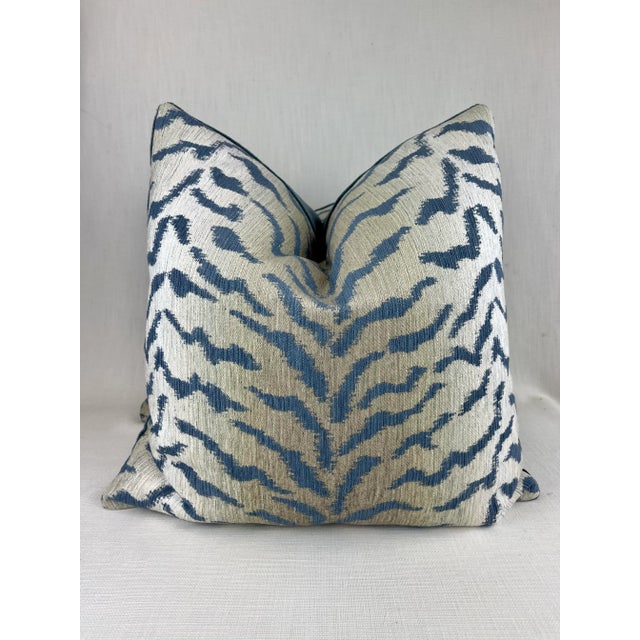 2020s Kravet Design Tiger Chenille 22" Pillows- a Pair For Sale - Image 5 of 5