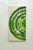 2020s Green Circle Diptych Ii, Contemporary Painting on Canvas For Sale - Image 5 of 11