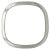 Modern Modern Geometric Solid Sterling Silver Bangle For Sale - Image 3 of 4