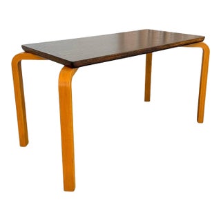 1950s Mid-Century Modern Birch Bentwood Side or Coffee Table by Thonet For Sale