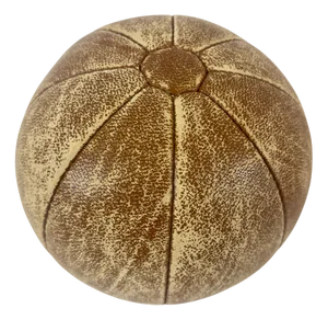 Leather Medicine Ball, Poland, 1950s