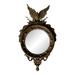 Large Federal Style Convex Mirror by Turner Manufacturing For Sale