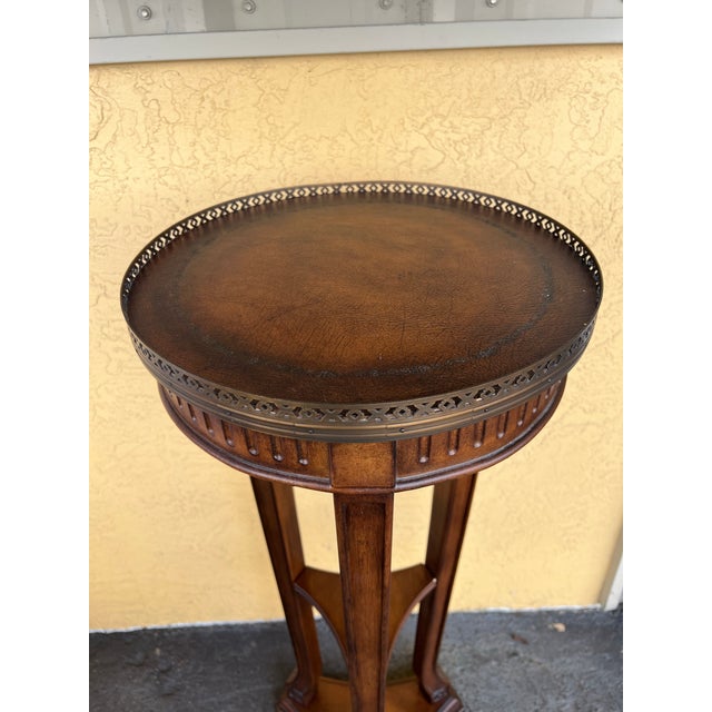 Modern Tall Vintage Traditional Plant Stand For Sale - Image 3 of 6