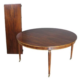 Louis Philippe Style Dessin Fournir Mahogany Dining Table For Sale