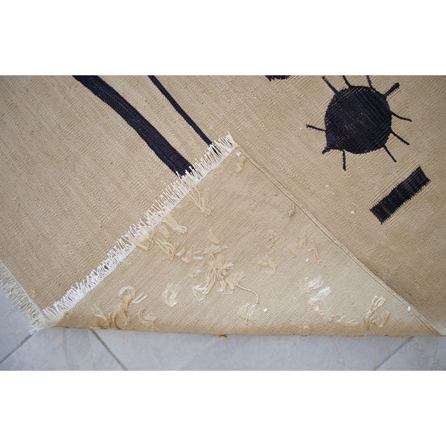 Paul Klee - Heroic Strokes of the Bow - Inspired Silk Hand Woven Area - Wall Rug 6′5″ × 10′ For Sale - Image 12 of 17