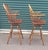 Brown Vintage Pair Windsor Swivel Stools For Sale - Image 8 of 9