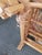 1950s Chippendale Rattan Wing Chair and Ottoman For Sale - Image 9 of 13