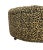 Early 21st Century Round Ottoman 33-In Dia, Newly Upholstered in Designer Leopard Print Chenille For Sale - Image 5 of 7
