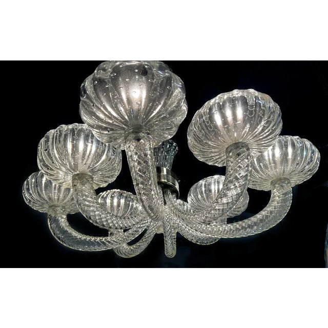 Metal Chandelier from Barovier & Toso, 1940 For Sale - Image 7 of 13