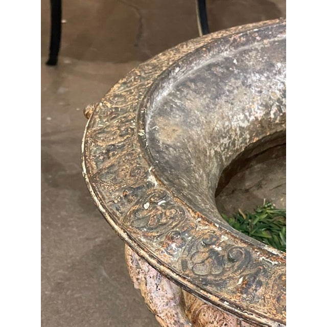 19th C. French Iron Planter For Sale - Image 4 of 8