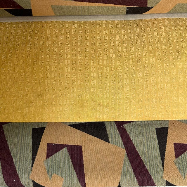 Tan Edward Wormley for Dunbar Sofa Possibly a Jack Lenor Larsen Fabric For Sale - Image 8 of 11