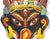 Pop Art Mid 20th Century Nepalese Hindu Ganesh Papier Mache Mask, Hand Painted Miniature For Sale - Image 3 of 10