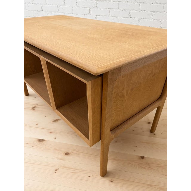 Oak Executive Desk by Arne Vodder for Brouer Møbelfabrik, Denmark, 1960s For Sale - Image 16 of 17