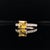 Diamond Yellow Sapphire Ring 14k Gold 1.66 Tcw Women Certified, Size 6.5 For Sale - Image 9 of 11