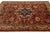 Mid-20th Century Vintage Turkish Anatolian Oushak Rug With Terracotta & Indigo Floral Medallion For Sale - Image 4 of 9