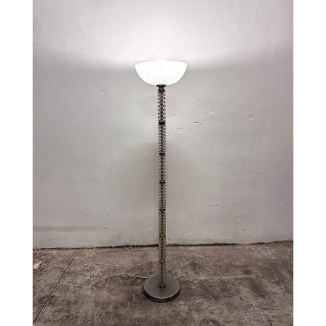 Vintage Murano Glass Floor Lamp from Barovier & Toso, 1940s For Sale - Image 10 of 10