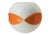 Mid Century Modern Space Age Orange and White Italian Opaline Glass Globular Lampshade 1970s This opaline light shade was...