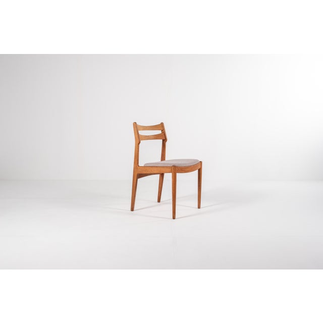 Mid-Century Modern Danish Oak Dining Chairs from Vamo Sønderborg, 1960s, Set of 6 For Sale - Image 6 of 15