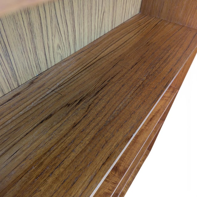 Vintage Danish Modern Teak Bookcase With Adjustable Shelves For Sale - Image 9 of 15