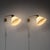 Model 8182 Wall Lamps by Falkenbergs Belysning, Sweden, 1960s, Set of 2 For Sale - Image 3 of 10