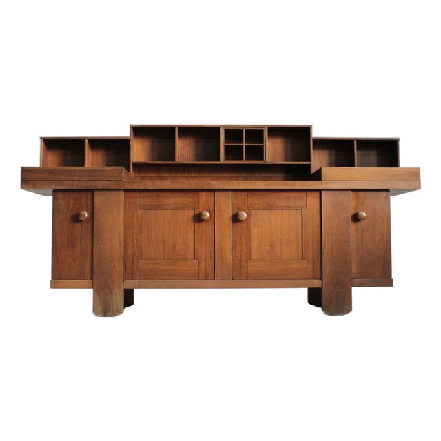 Vintage Sideboard in Walnut by Silvio Coppola for Bernini, 1960s For Sale