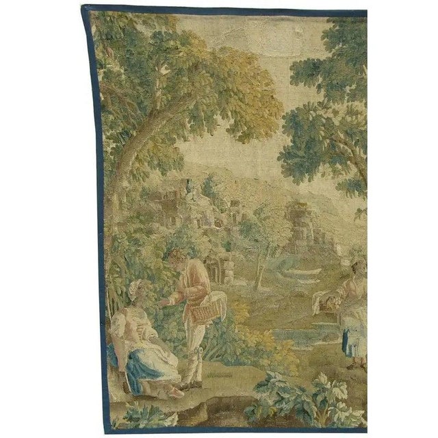 Tan 17th Century Brussels Tapestry For Sale - Image 8 of 9
