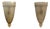 Large Italian Murano Glass Wall Sconces, 1970s, Set of 2 For Sale