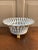 Reticulated Porcelain Basket With Gilt Detail and Lion Paw Feet For Sale - Image 4 of 10