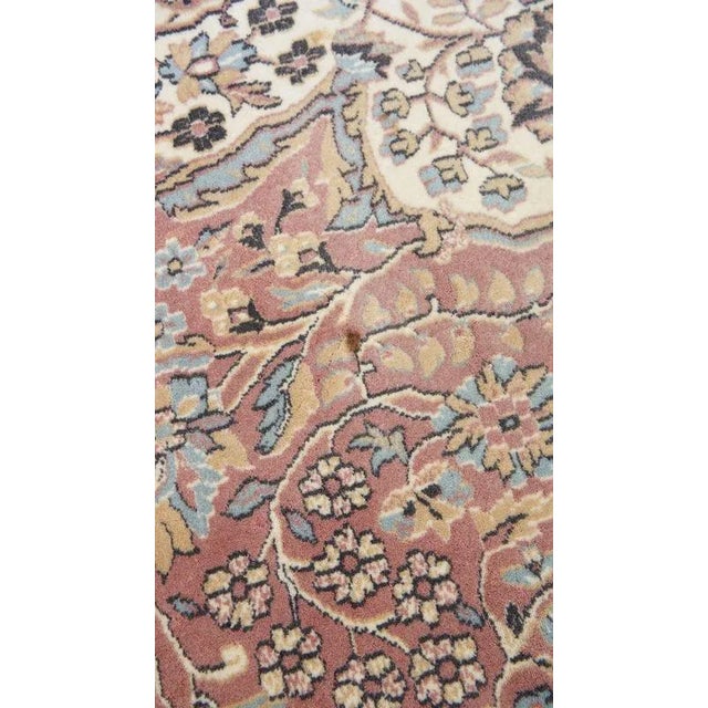 Red Large Vintage Wool Rug in Oriental Style with Calm Colors For Sale - Image 8 of 12
