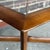 Brown 1960s Lane Silhouette Sculptural Walnut & Glass End Table by Andre Bus For Sale - Image 8 of 12