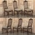 Set of 8 Antique Country French Liègeois Dining Chairs With Needlepoint Tapestry Includes 2 Armchairs For Sale - Image 12 of 18